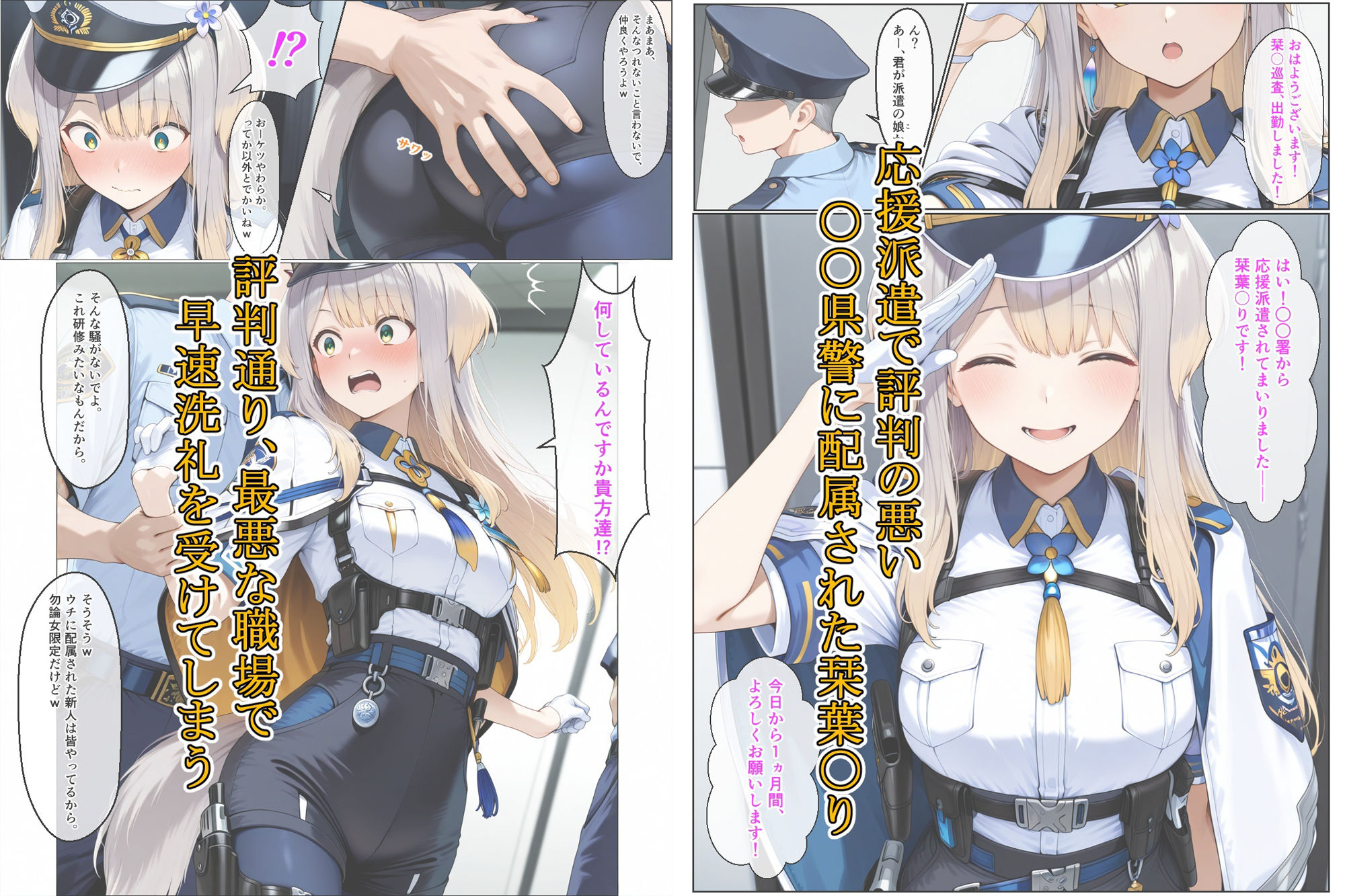 サンプル画像1:倫理観が終わってる警察署で公然と凌●される栞葉●り(shimeKANA) [d_659577]