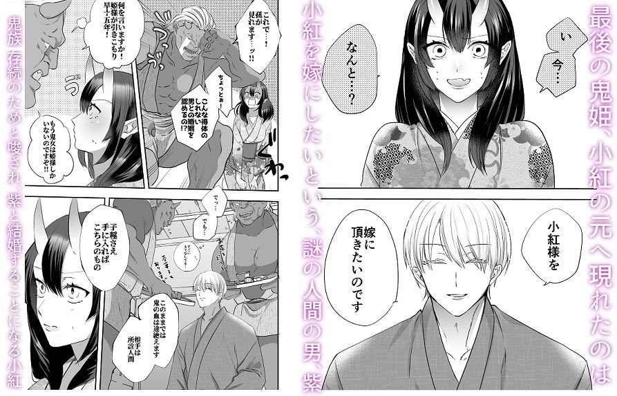 引き篭もり鬼姫様は押しかけ旦那に溺愛される 1枚目