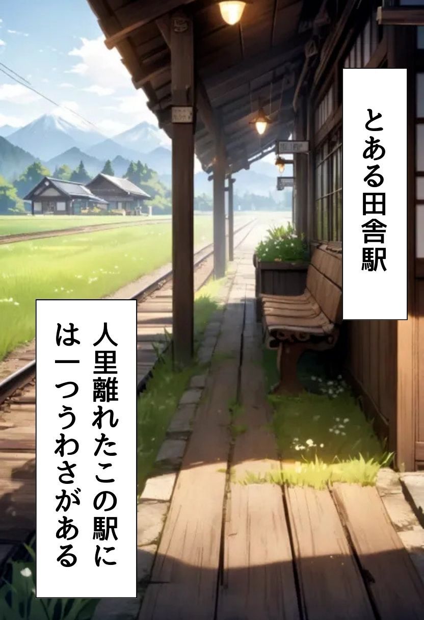 サンプル画像1:爆乳匿名少女と田舎駅セックス(にじいろ☆がーるず) [d_660466]