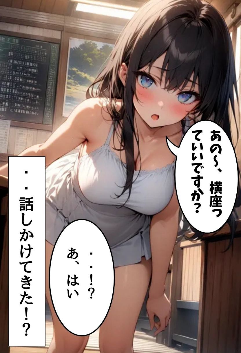 サンプル画像6:爆乳匿名少女と田舎駅セックス(にじいろ☆がーるず) [d_660466]