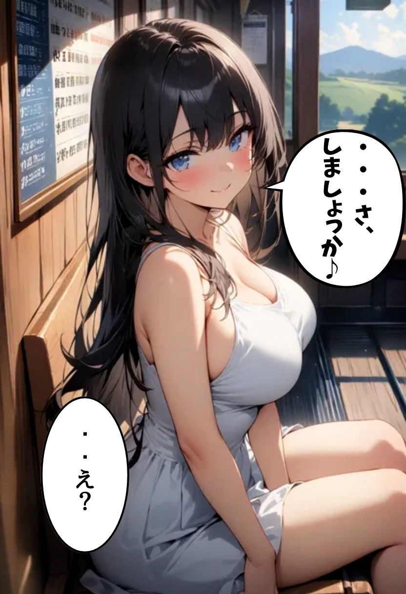 爆乳匿名少女と田舎駅セックス 画像8