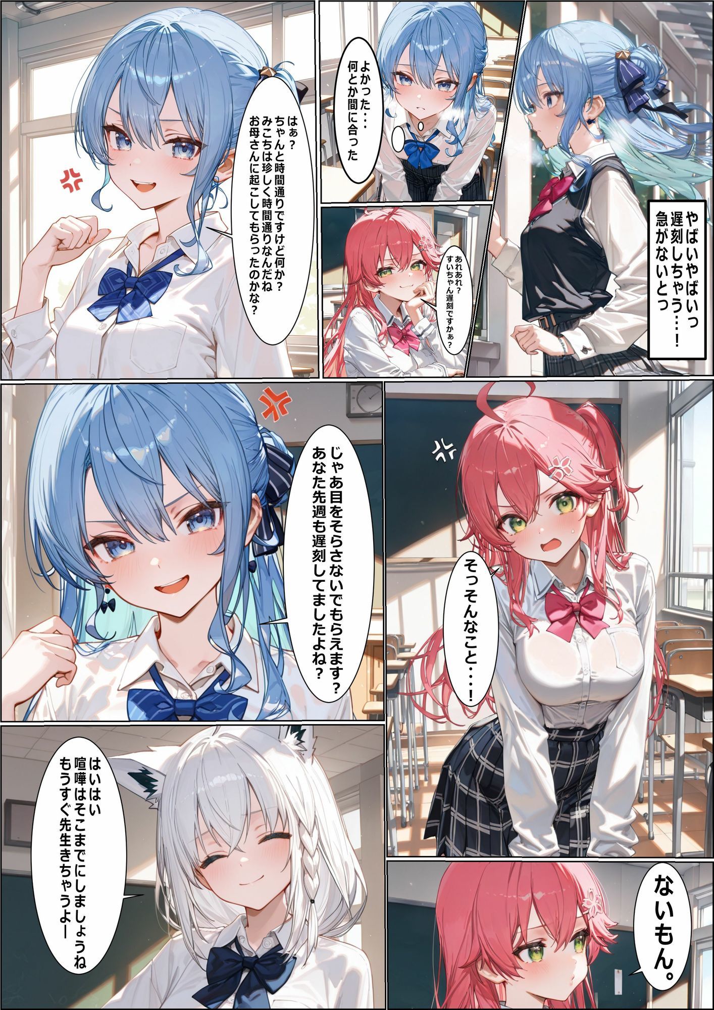 サンプル画像2:お掃除当番っ  星街すいせいver(YM) [d_660592]