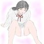 喪服の未亡人と処女の娘と