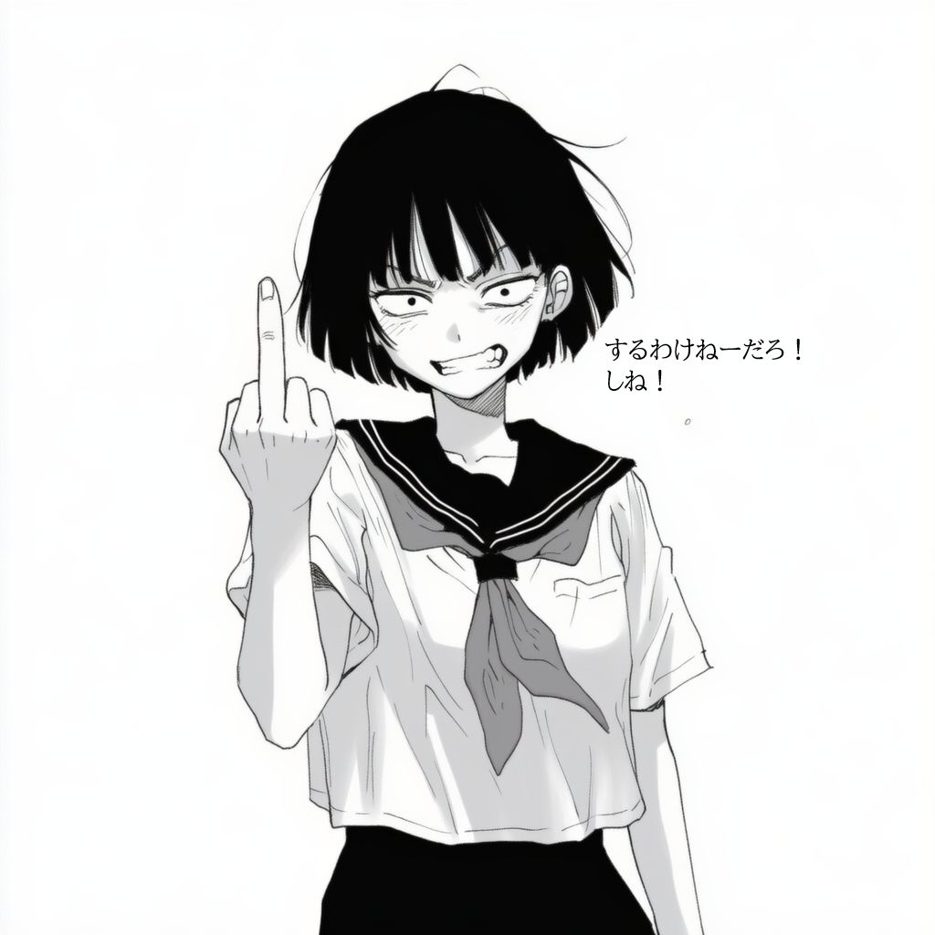 サンプル画像2:目つきが悪いダウナー系サブカルJKに無許可中出しして妊娠させる(ハラメウメ) [d_661228]