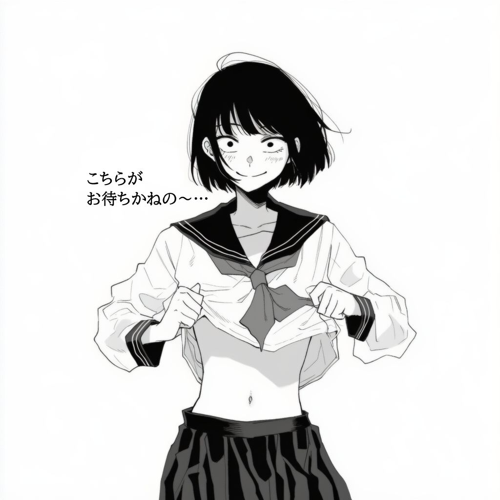 サンプル画像6:目つきが悪いダウナー系サブカルJKに無許可中出しして妊娠させる(ハラメウメ) [d_661228]