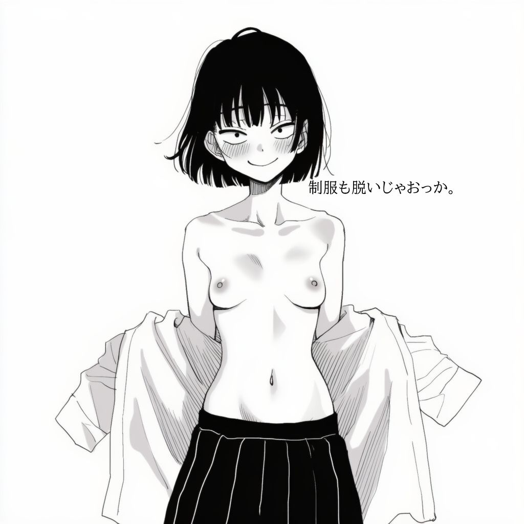 目つきが悪いダウナー系サブカルJKに無許可中出しして妊娠させる 画像10