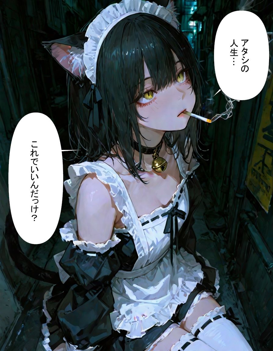 サンプル画像5:『呪いみたいなもの──Maid’s End Roll』(うさぎのイロハ) [d_661668]