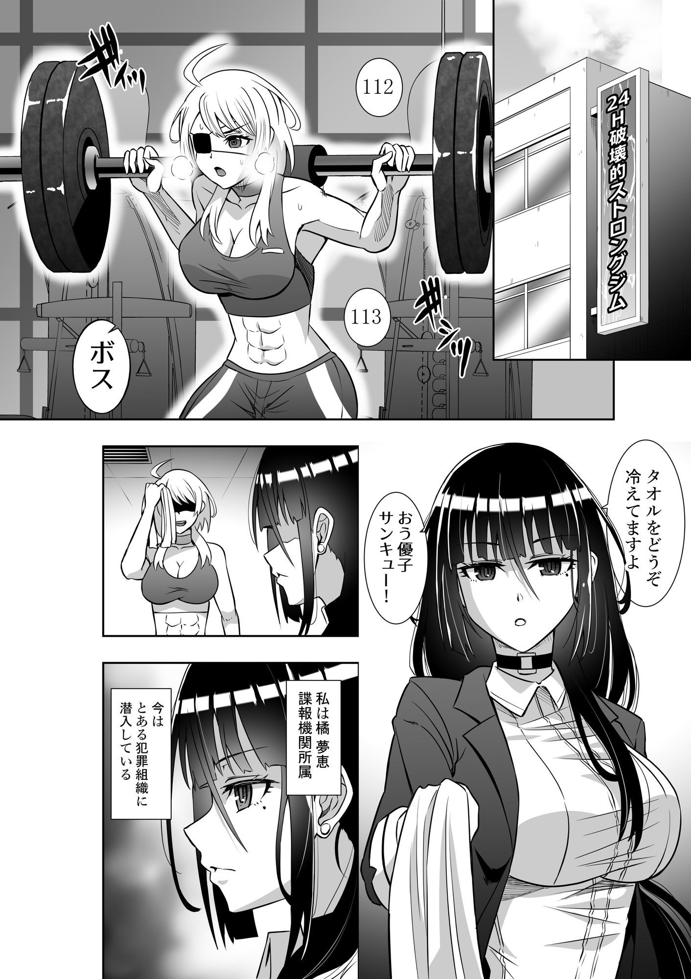 サンプル画像1:エリートスパイの苦闘録(COCOA) [d_661737]