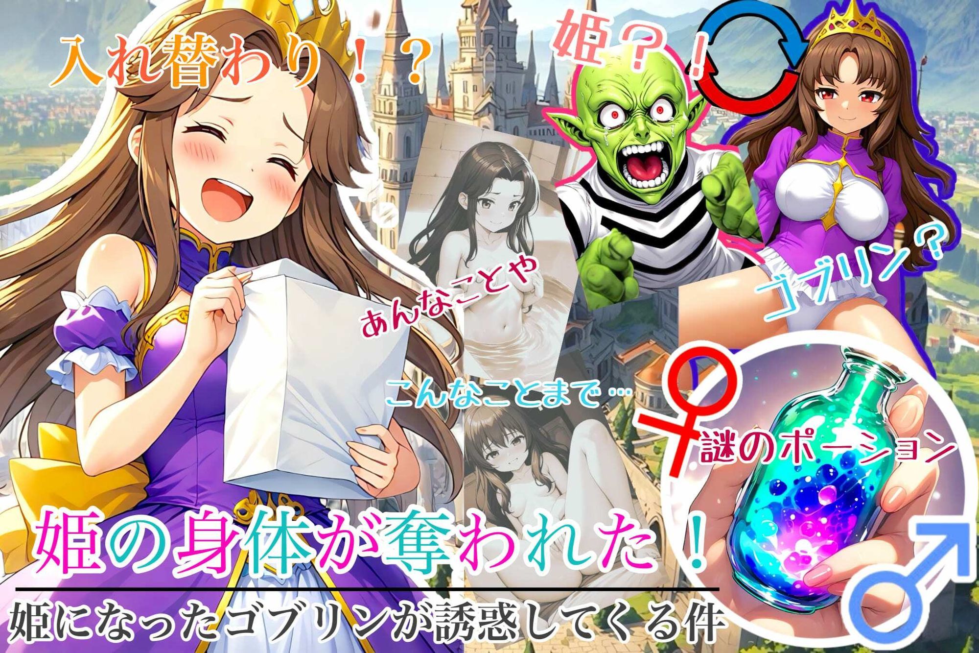 サンプル画像2:【入れ替わり・漫画】入れ替わり研究所  総集編(入れ替わり研究所) [d_661872]