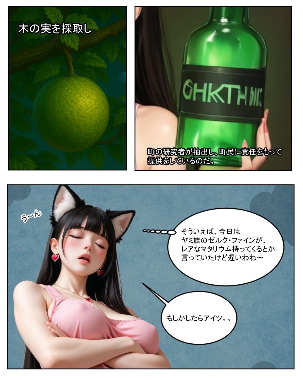 サンプル画像4:マネタリウムの香る夜(AI-Loves★) [d_662262]