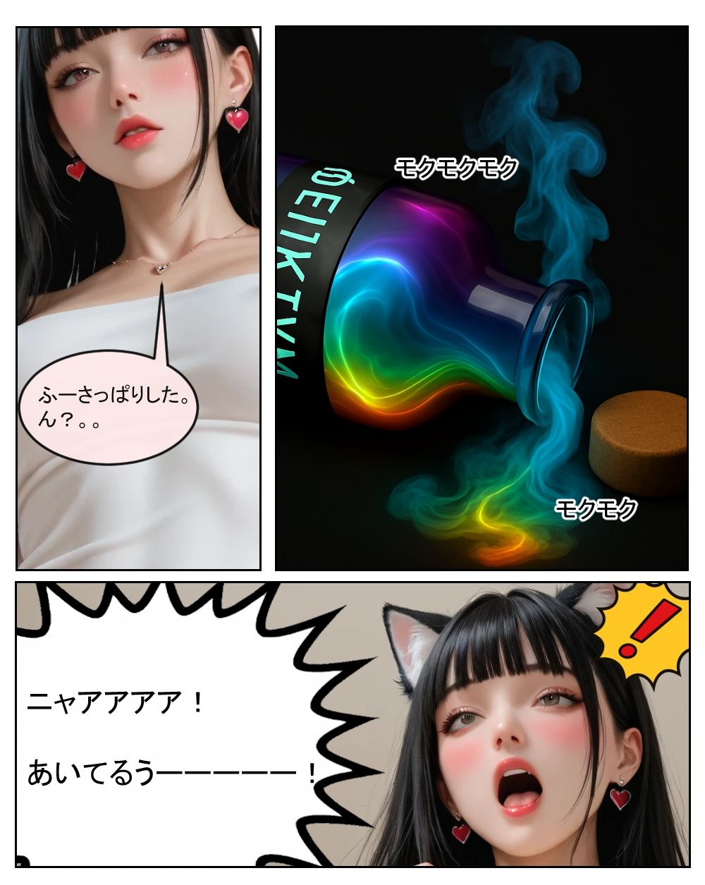 サンプル画像5:マネタリウムの香る夜(AI-Loves★) [d_662262]