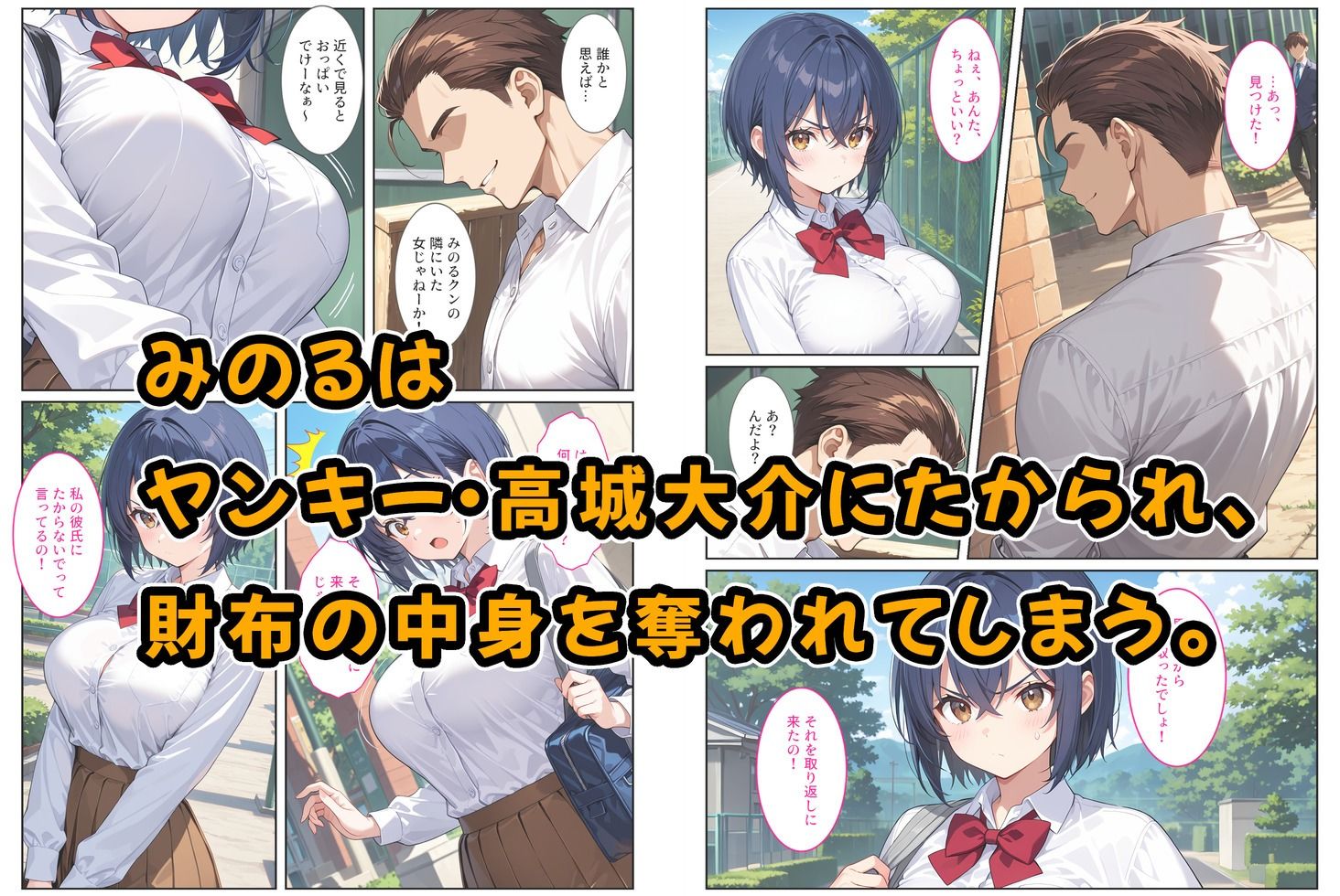 サンプル画像2:僕の爆乳彼女が絶倫ヤンキーに寝取られて性玩具にされる話(StudioSR（妹･人妻･巨乳推し）) [d_662626]