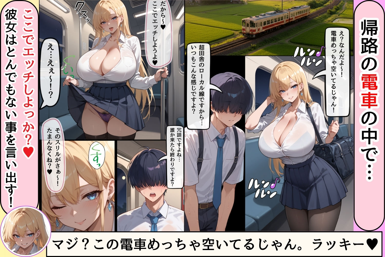 女子校生彼氏持ちのビッチ達がボクのチ○コで遊んだ結果 もう僕以外では満足出来なくなった件 サード 画像7