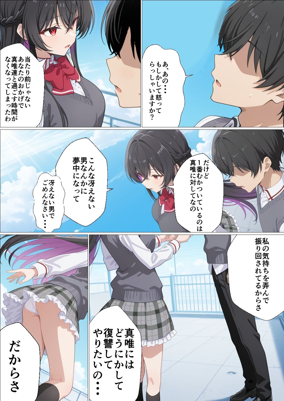 サンプル画像2:わたしがチンポを挿入できるわけないじゃん、ムリムリ！4(派遣社員) [d_663175]