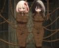 ぐるぐる巻きに緊縛されたリコリス【猿轡】