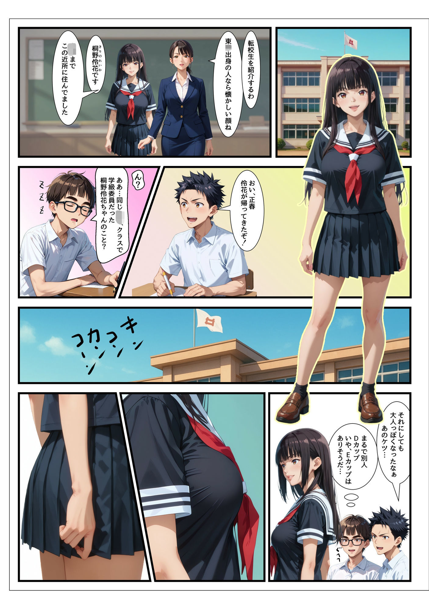 サンプル画像3:帰ってきた〇〇時代の清純はすでに淫獣と成り果てり 健・淫乱薬編(AIすみれエロマンガ) [d_663491]