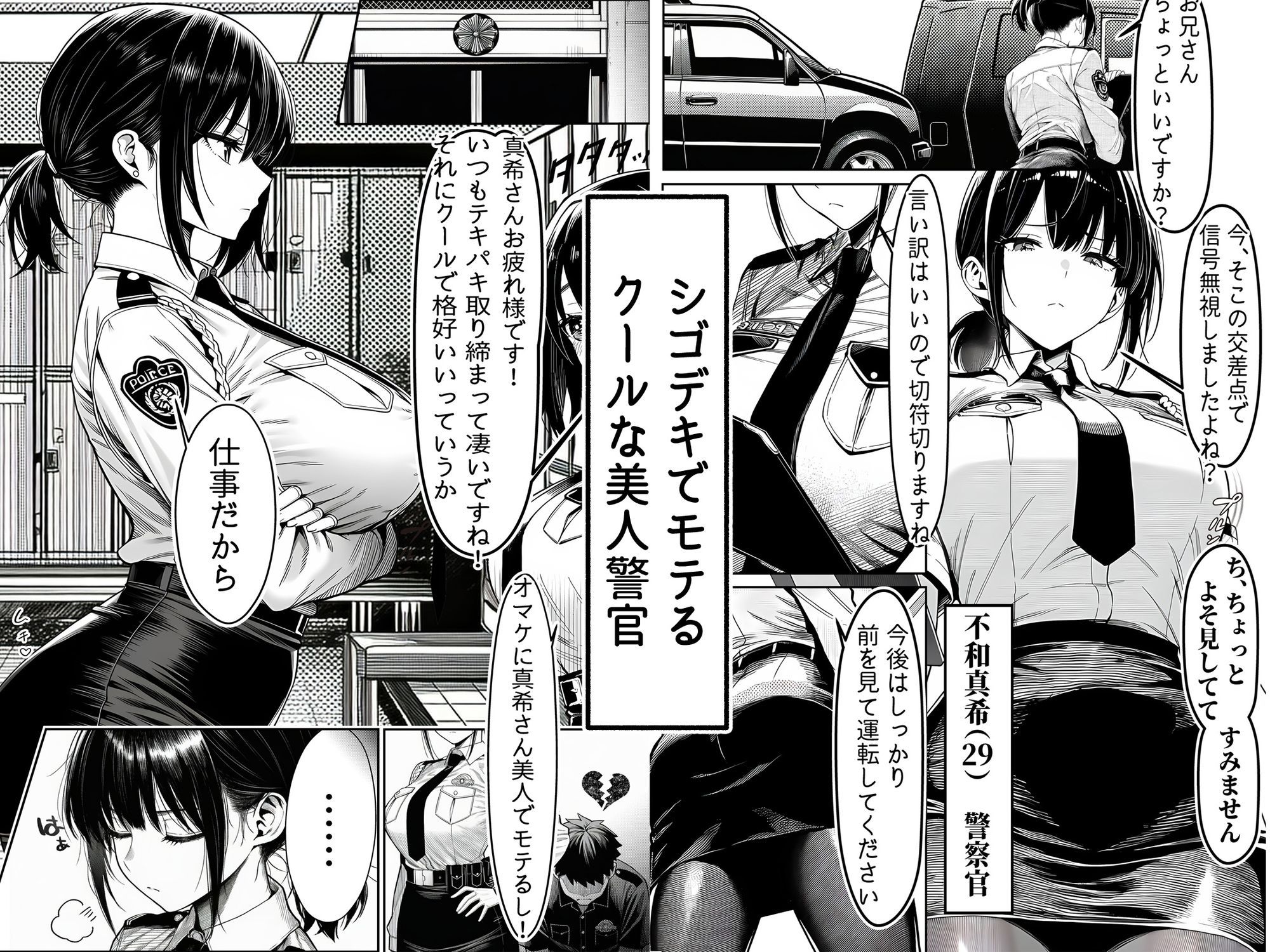 女性警察官（29歳）が、チンピラのチンポに逆取り調べをされて 画像1