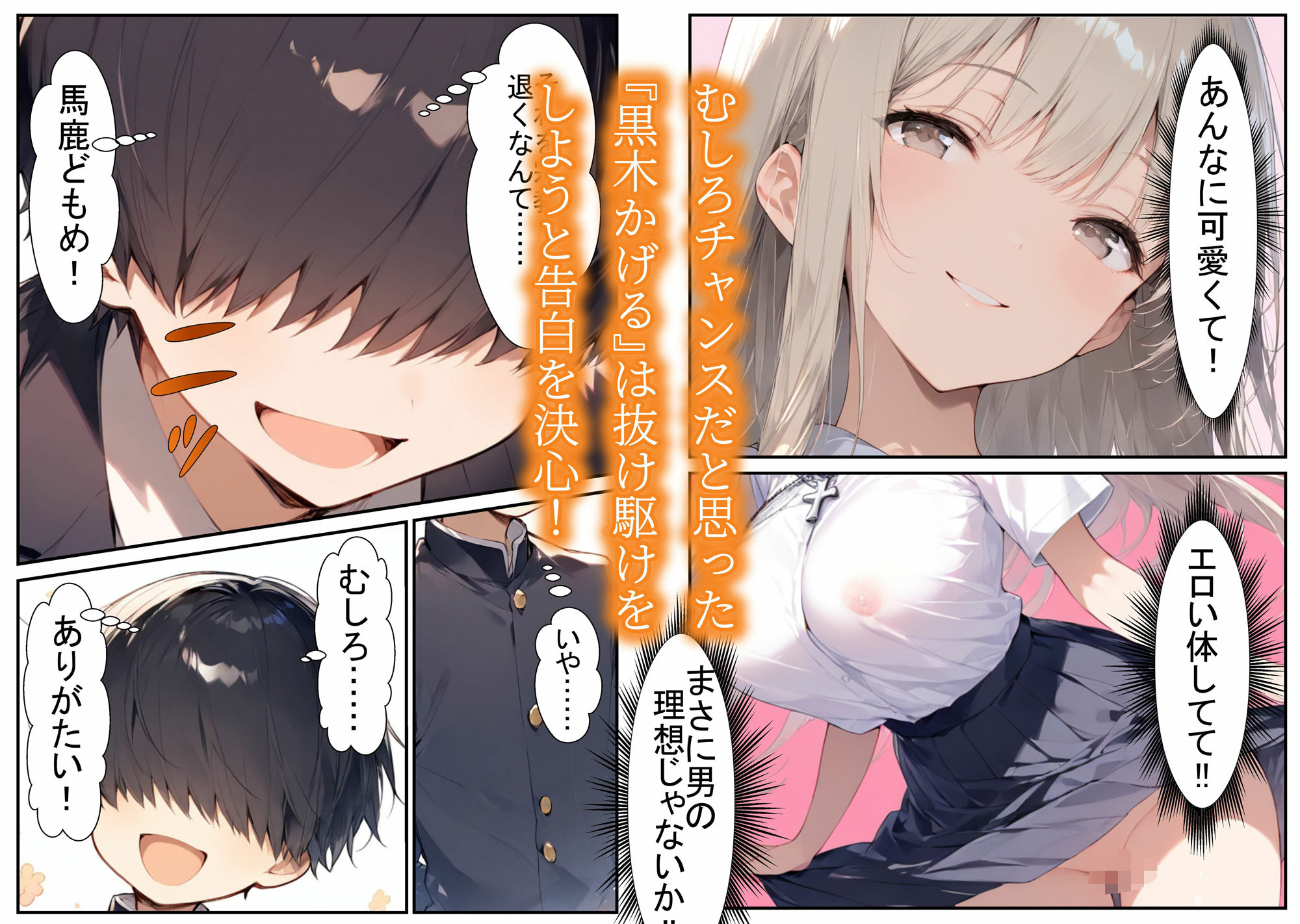 サンプル画像4:カルト宗教の巨乳同級生と付き合ってヤリまくる話(MMMサイズ) [d_663770]