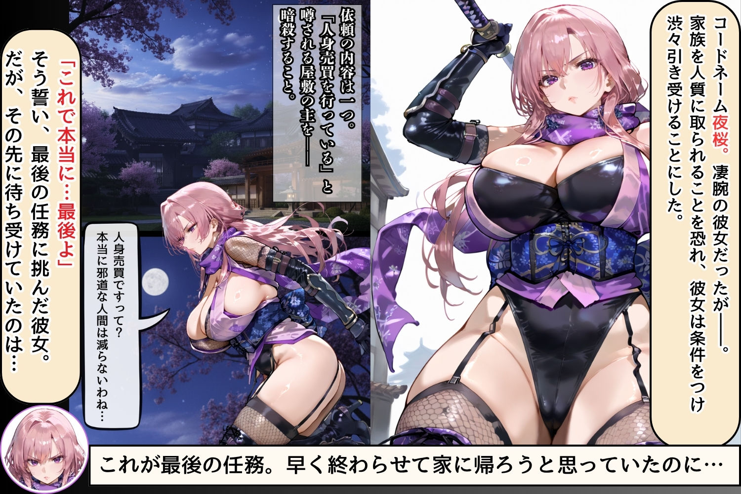 サンプル画像3:人妻くノ一  母忍！催●変態お代官の屋敷から脱出せよ。(くりきんとん) [d_663908]