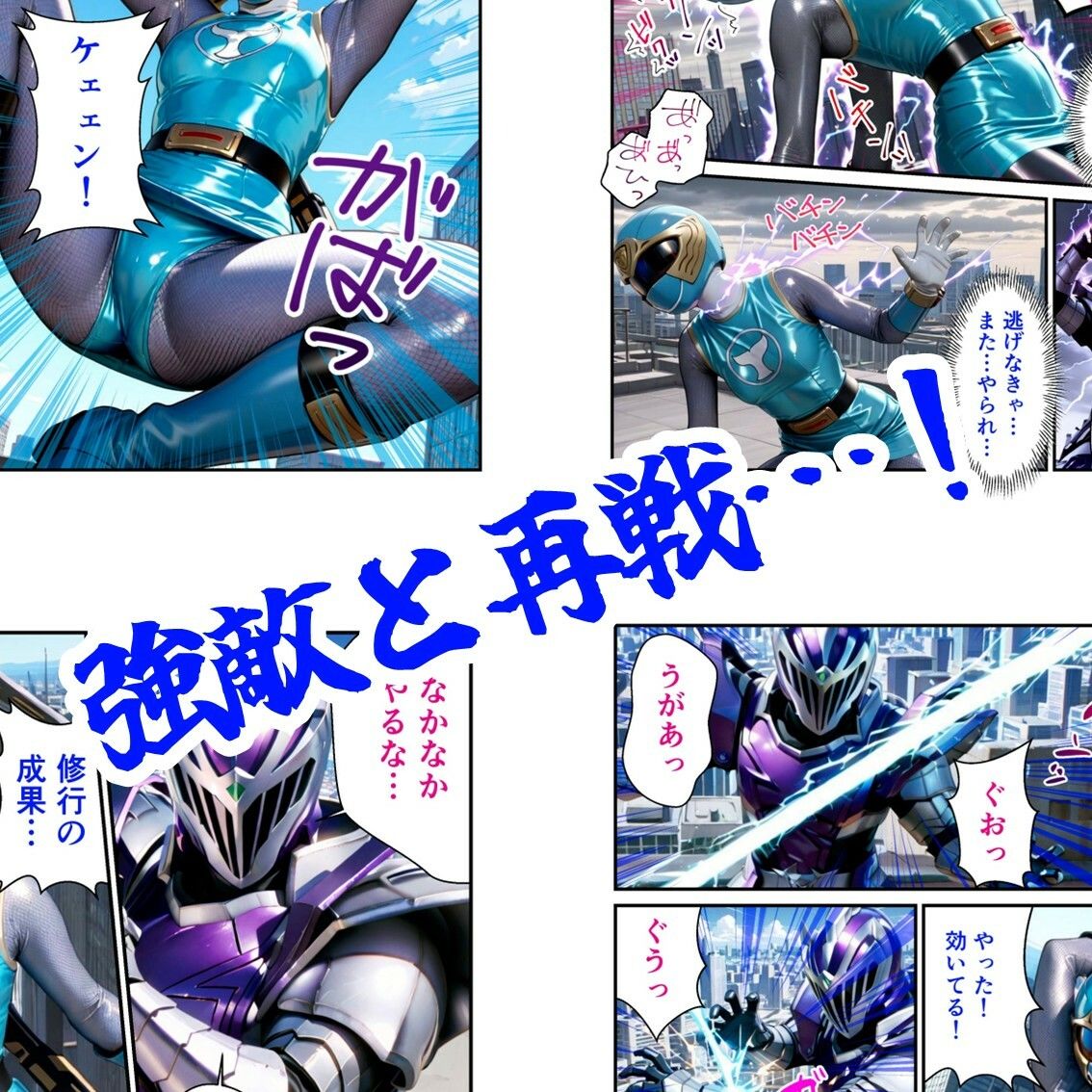 サンプル画像1:水忍完全敗北2(AIヒロピン研究所) [d_663931]