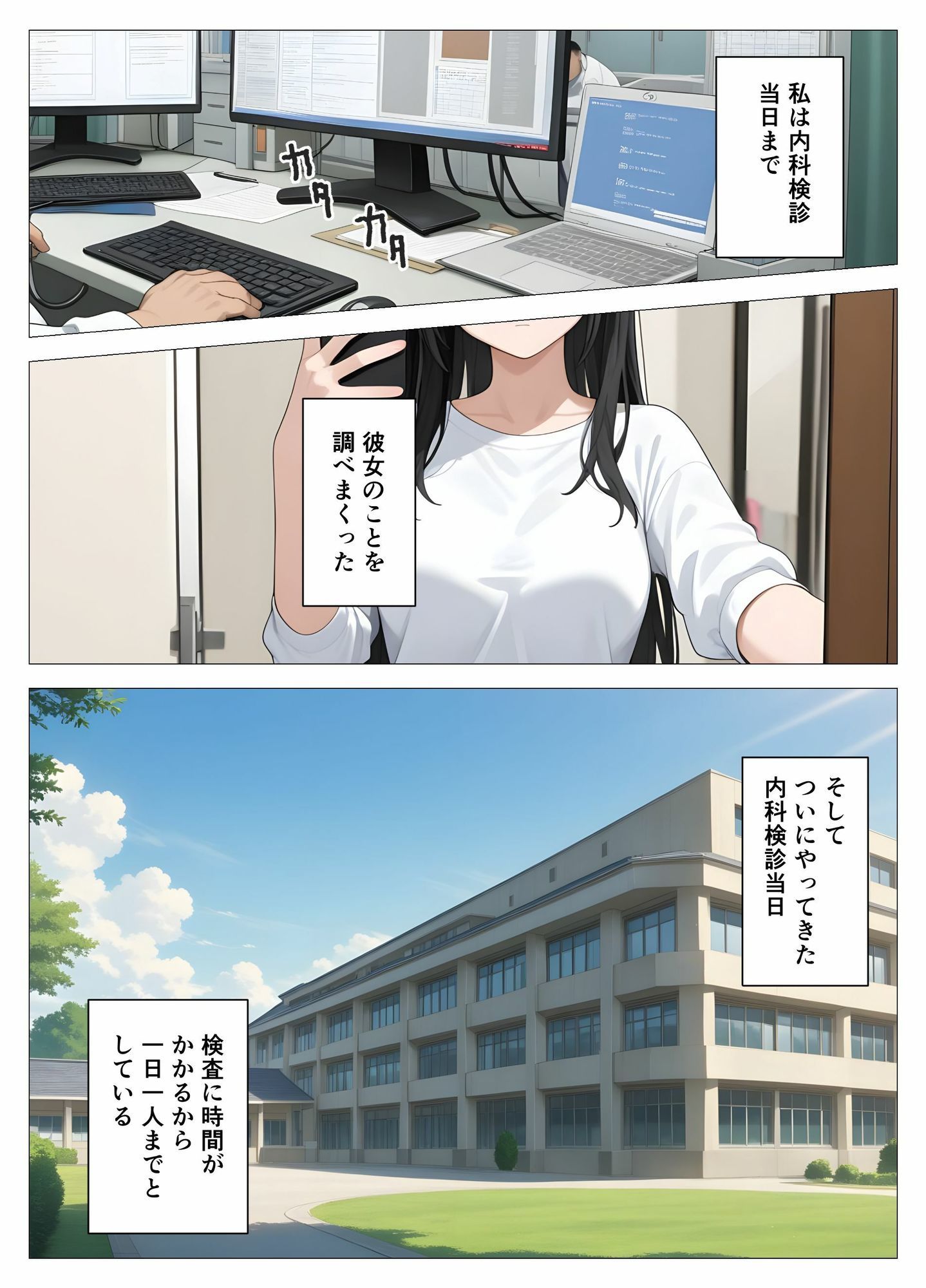 サンプル画像5:内科検診の担当医になって女子校生を好き放題(桃色紅茶) [d_664043]