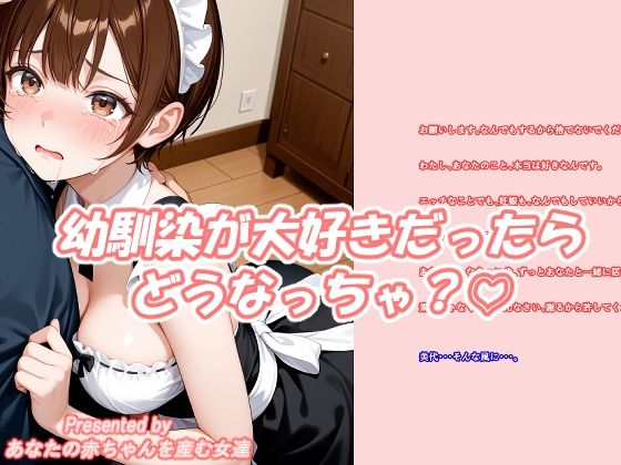 サンプル画像4:幼馴染が大好きだったらどうなっちゃう？(あなたの赤ちゃんを産む女達) [d_664745]