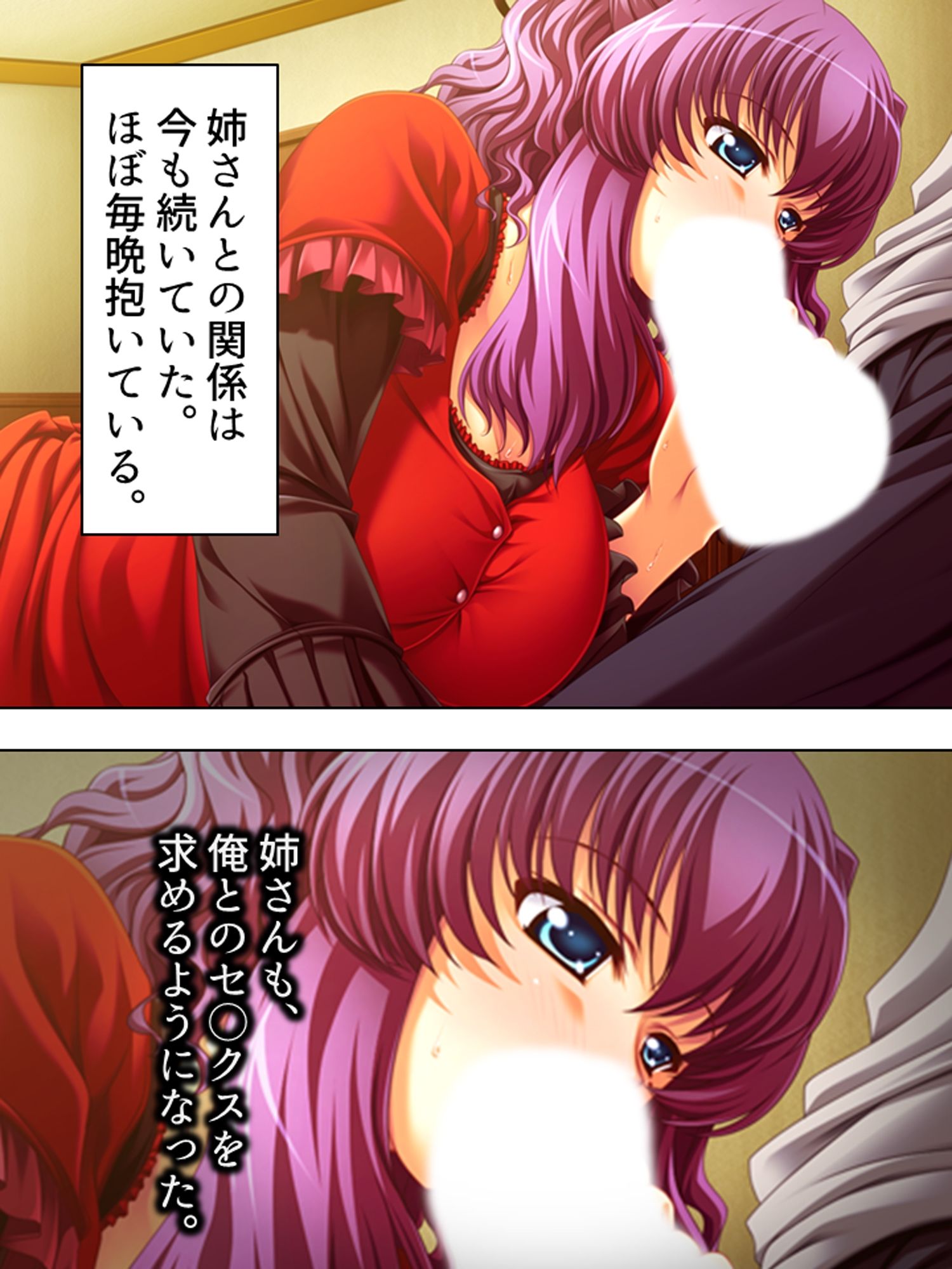 サンプル画像5:姉夫婦の危機に勃てよ弟！実の姉へエッチのレッスン！  ＜総集編＞(アロマコミック) [d_665502]