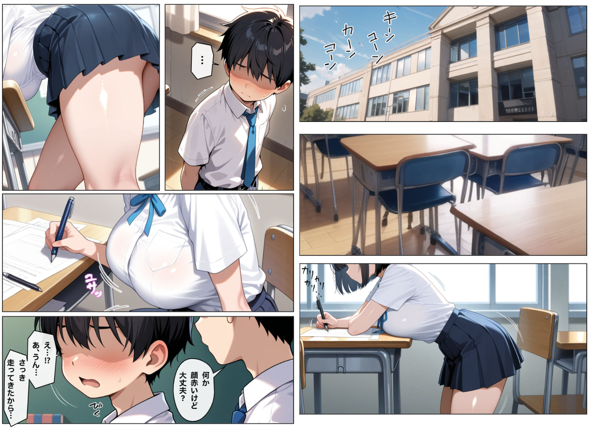 巨乳になって、からかってきた同級生に懇願お射精させる話 いにしえのトイレ エロ漫画2