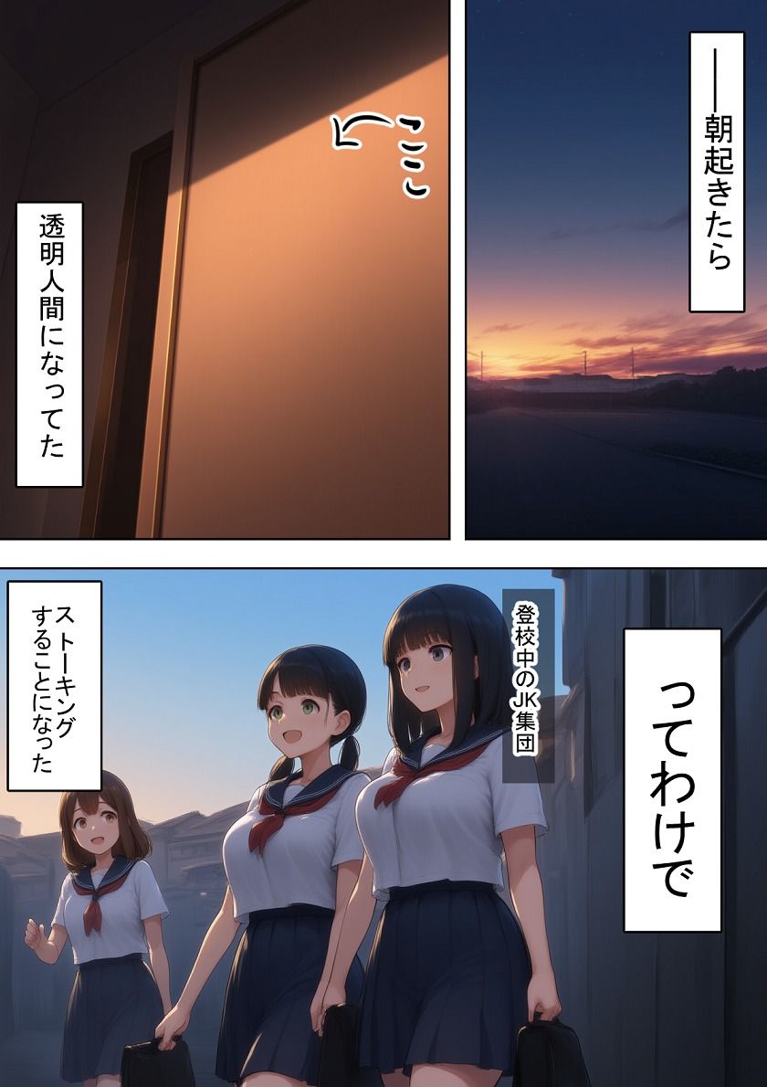 サンプル画像1:透明人間になったらやることって(えびくらげ) [d_665844]