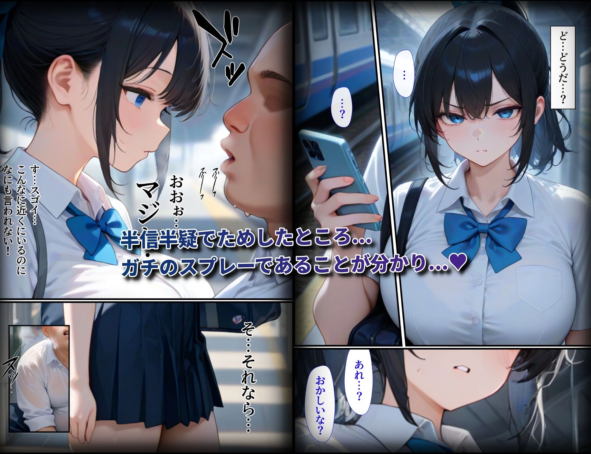 サンプル画像3:恥辱列車【認識阻害】(ふりかけラブ) [d_666229]