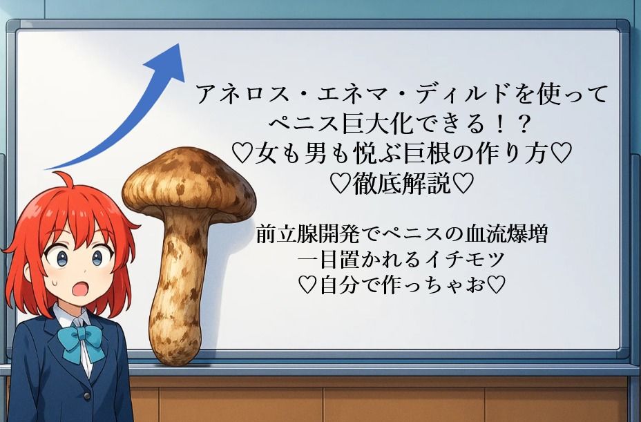 サンプル画像1:アネロス・エネマ・ディルドを使って ペニス巨大化できる！？ （はーと）女も男も悦ぶ巨根の作り方（はーと） （はーと）徹底解説（はーと）   前立腺開発でペニスの血流爆増 一目置かれるイチモツ （はーと）自分で作っちゃお（はーと）(メスイキ？ドライオーガズム？研究所) [d_666712]