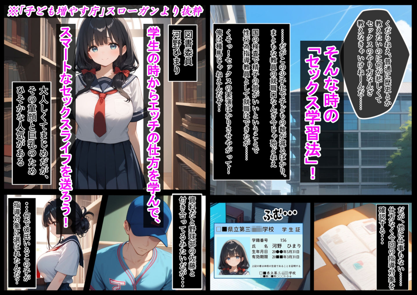 サンプル画像2:性行為習熟及び教練に関する法 セックス学習法！(スタジオ・フィールド) [d_666820]