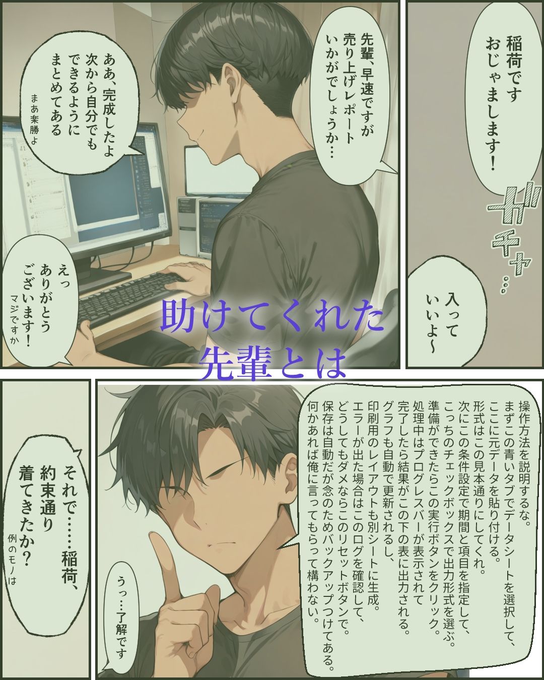 サンプル画像3:またやってしまった稲荷さん 2 〜先輩編〜(すしおばけ) [d_666863]