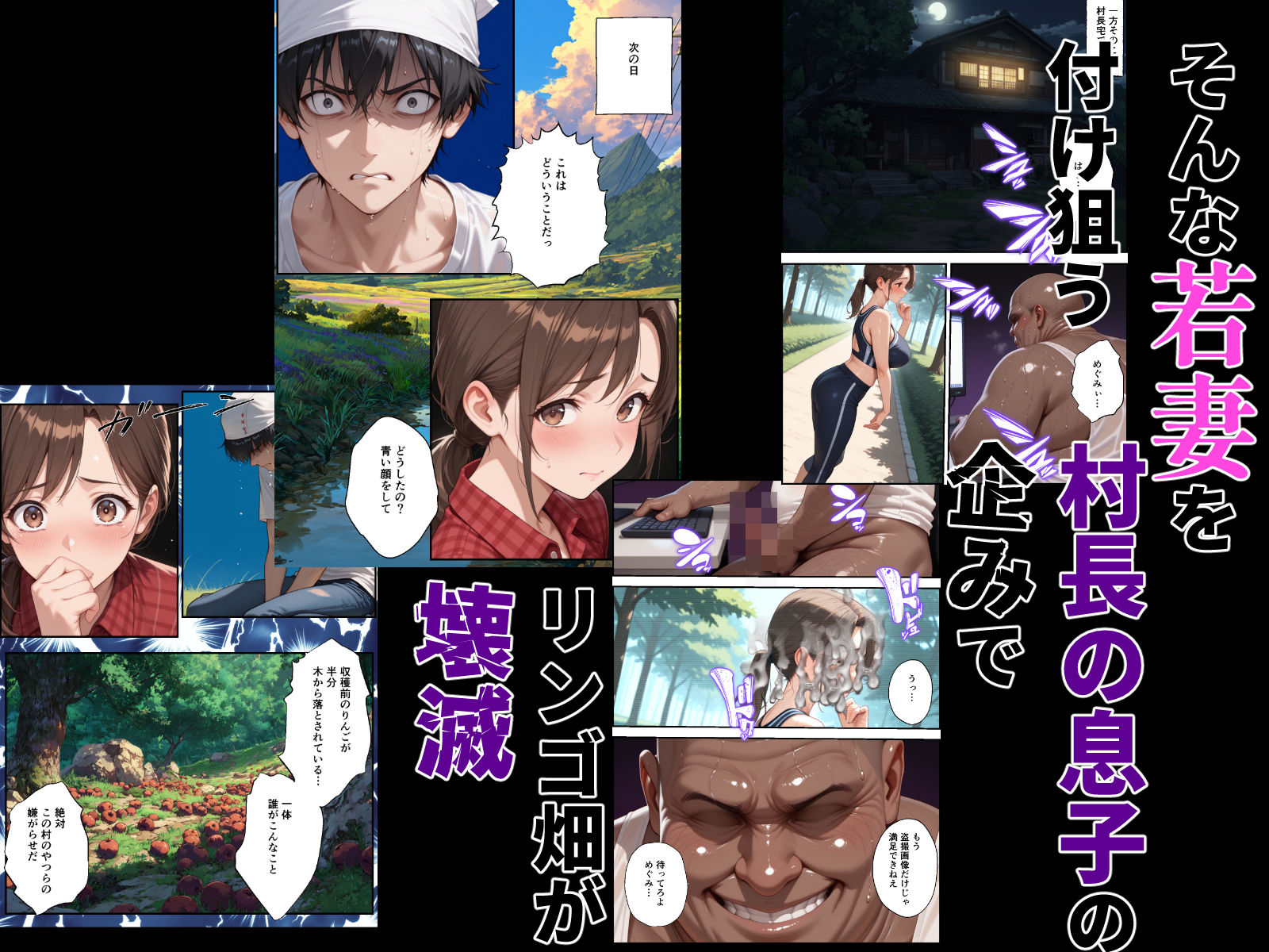 サンプル画像2:村の権力者に上納された妻(バベル太郎) [d_666952]