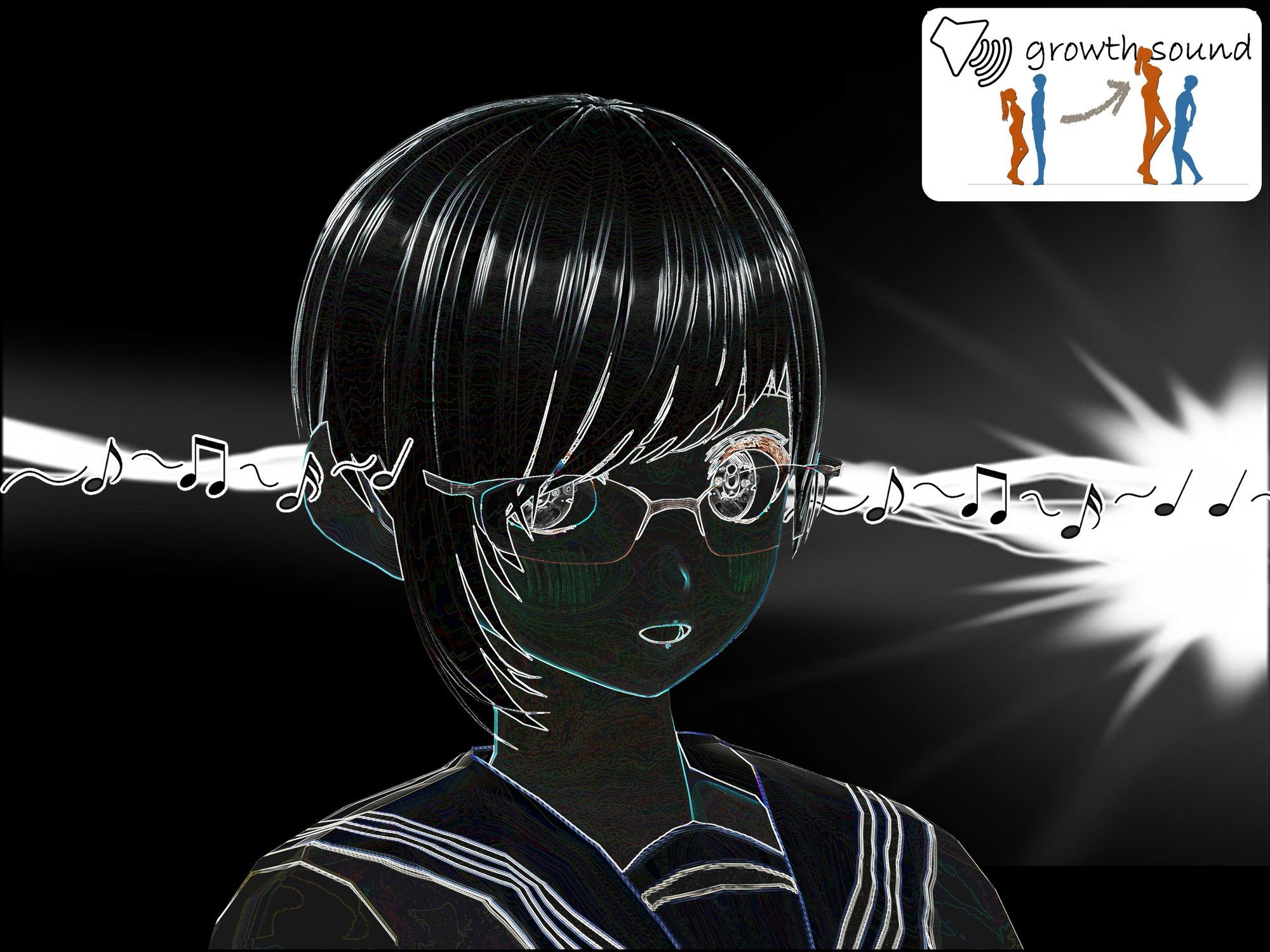 サンプル画像6:女子だけ成長 男子を追い抜く 成長音〜VRルーム編〜(女子成長クラブ) [d_666999]