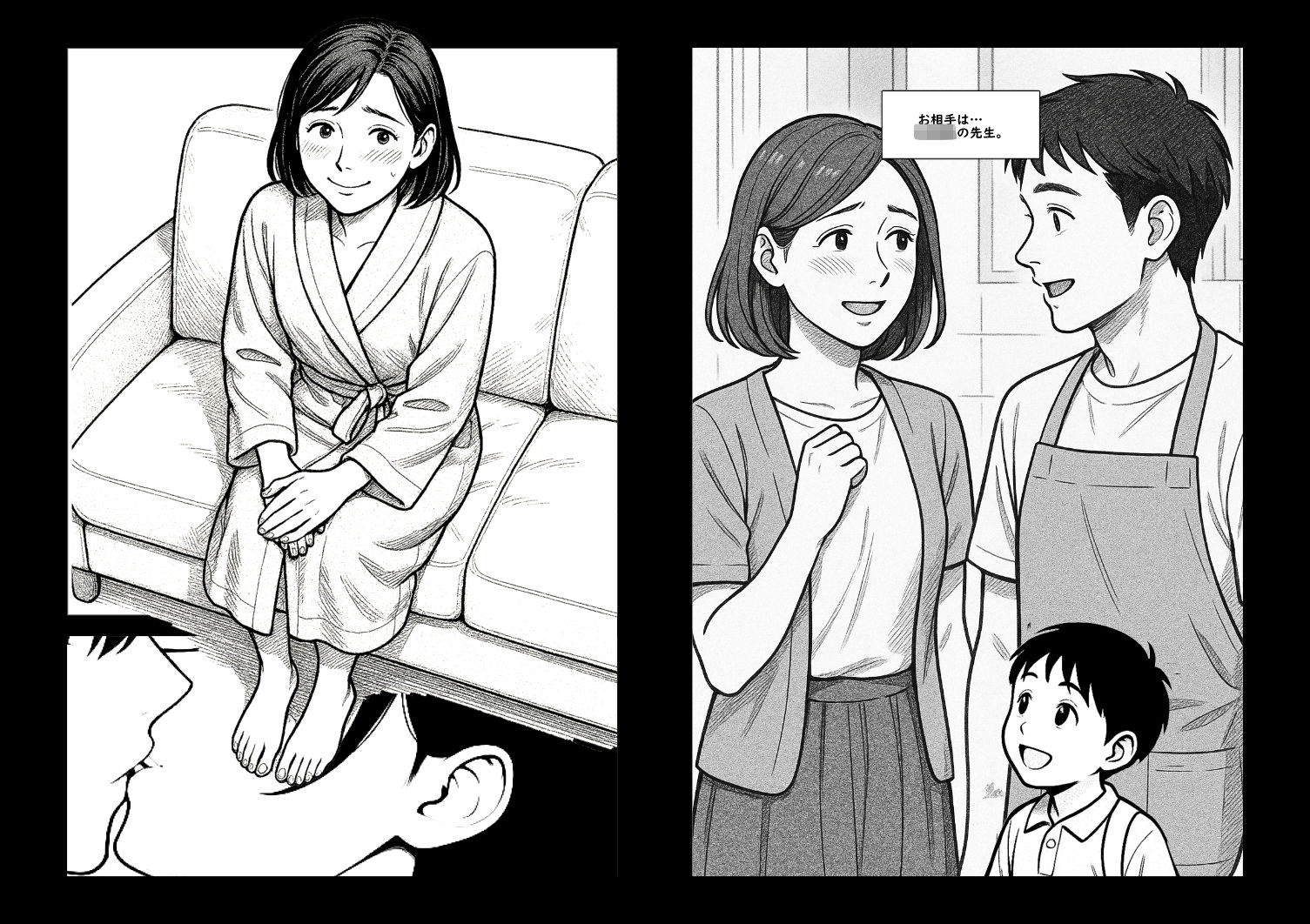 サンプル画像5:【AI作品】ママチャリの人妻(悪魔がきたりて) [d_667306]