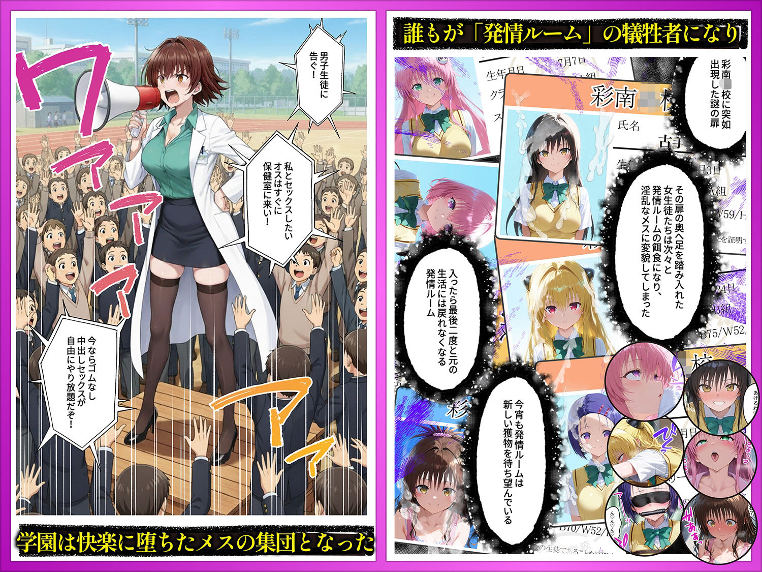 サンプル画像1:発情ルーム 総集編 その部屋は絶対に入ってはいけない―(ももまろ) [d_667433]