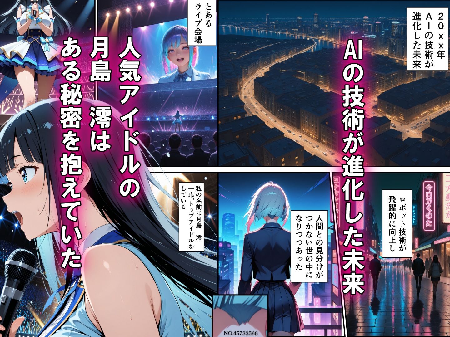 サンプル画像1:人気アイドルがアンドロイドに調教される話(小林まん) [d_667533]