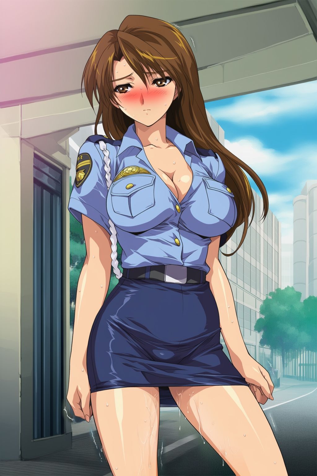 サンプル画像2:『犯罪組織に絶頂管理された婦警、薬漬け寸止め快楽地獄』【前編:貞操帯麻薬寸止め地獄】(淫乱テディベア) [d_667579]