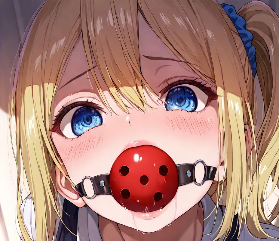 サンプル画像4:四宮か〇や緊縛されてボールギャグで顔面拘束！とめられない涎に羞恥MAX【猿轡】(ぷよのDID倉庫) [d_667868]