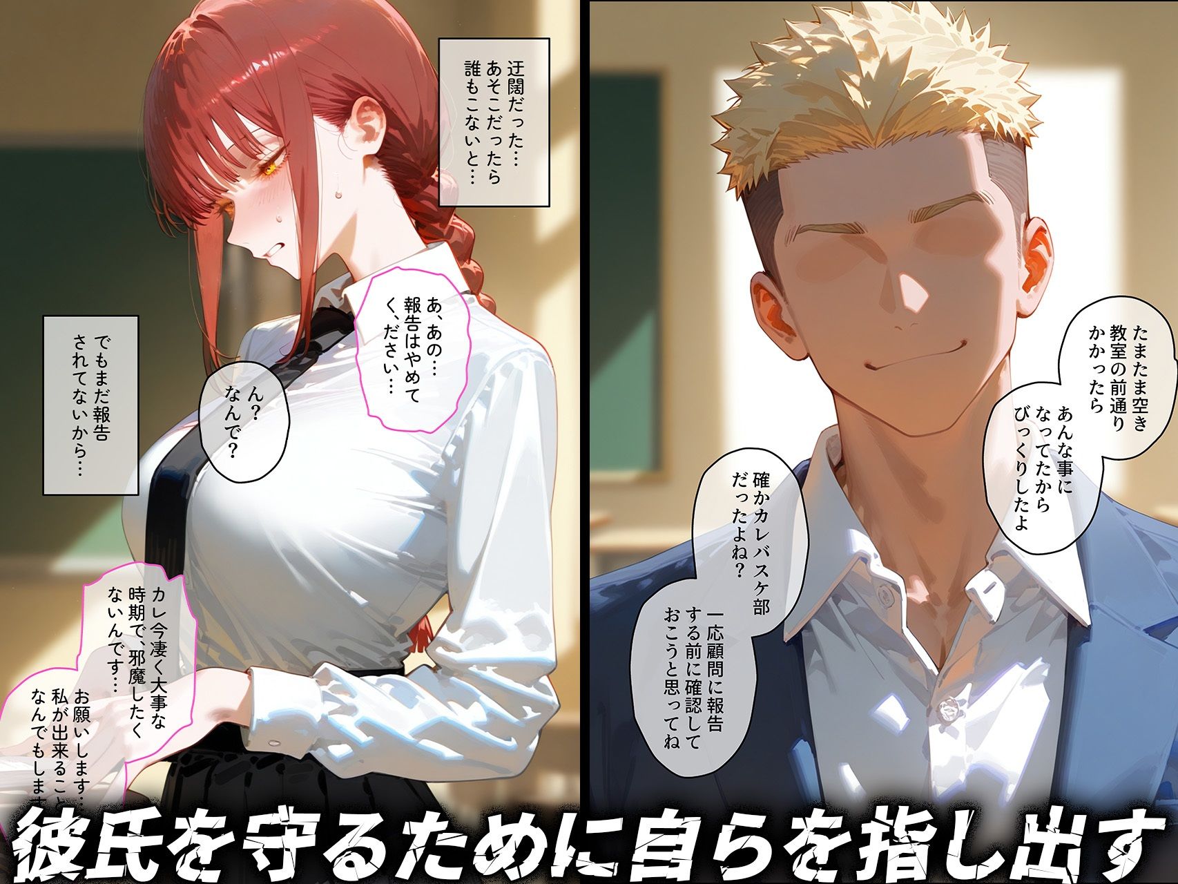 【マキ〇】俺の大好きな清楚彼女が寝取られ快楽堕ちする話 画像3