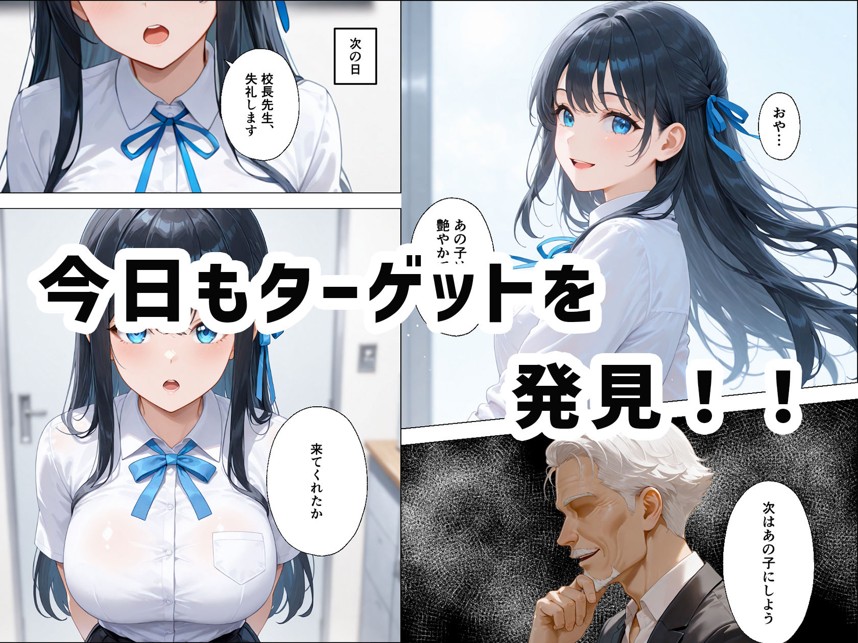 サンプル画像2:伝説の校長に私はなる！〜学校生徒を喰らい伝説になるお話〜(ぱらだいす) [d_667996]