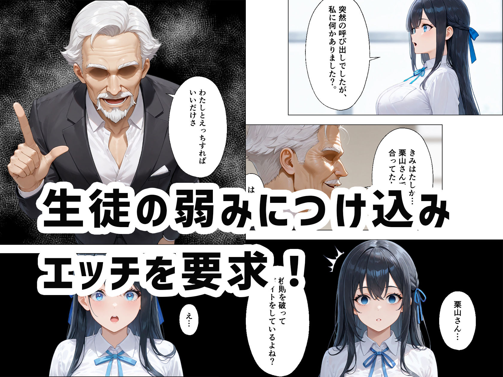 サンプル画像3:伝説の校長に私はなる！〜学校生徒を喰らい伝説になるお話〜(ぱらだいす) [d_667996]