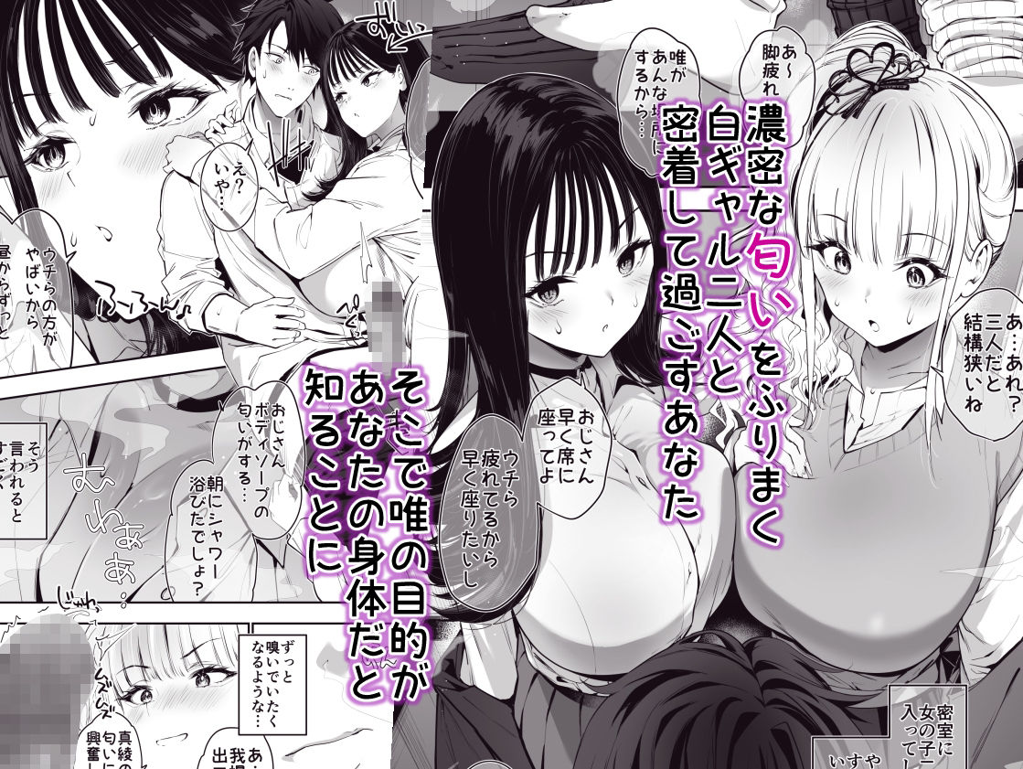 街で出会ったデカ乳白ギャル達には濃密種付けHされたい秘密の理由がある エロ同人 d_668267 サンプル画像 3