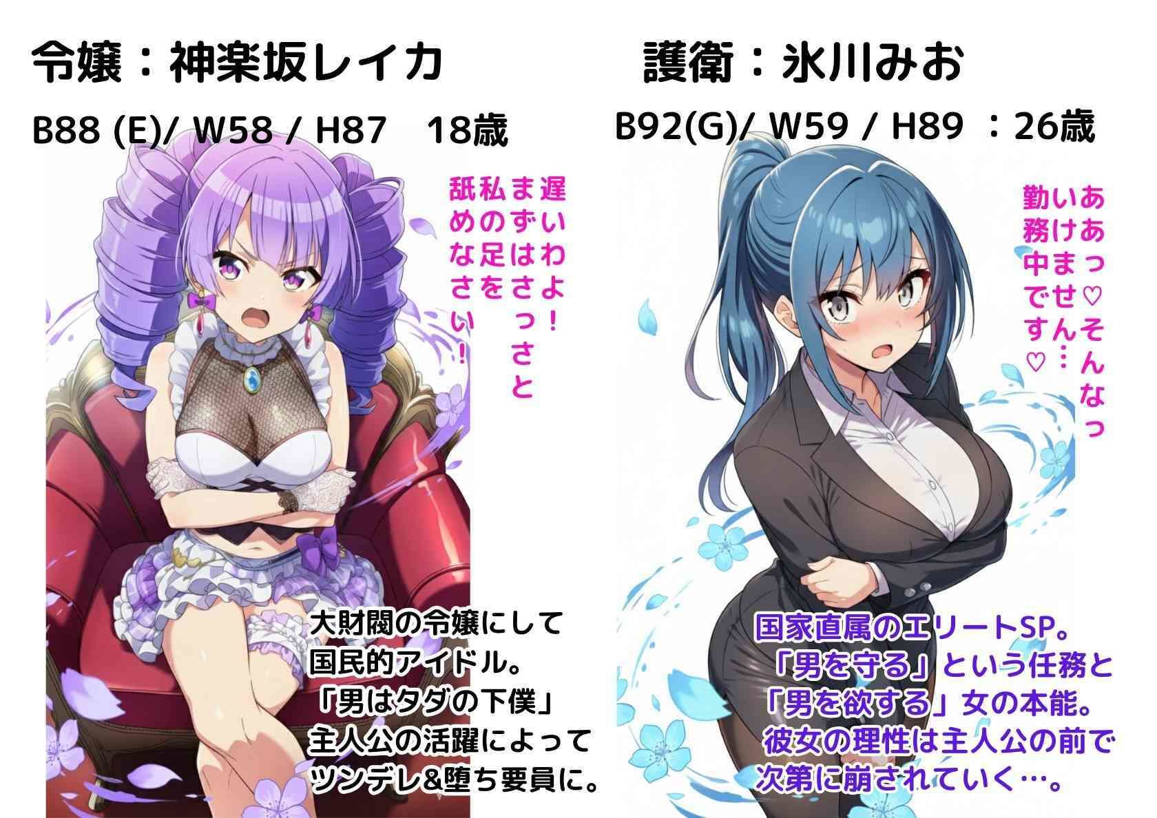 貞操逆転ハーレム無双、全員俺の性処理係！（女医・妹・護衛・令嬢） 画像2