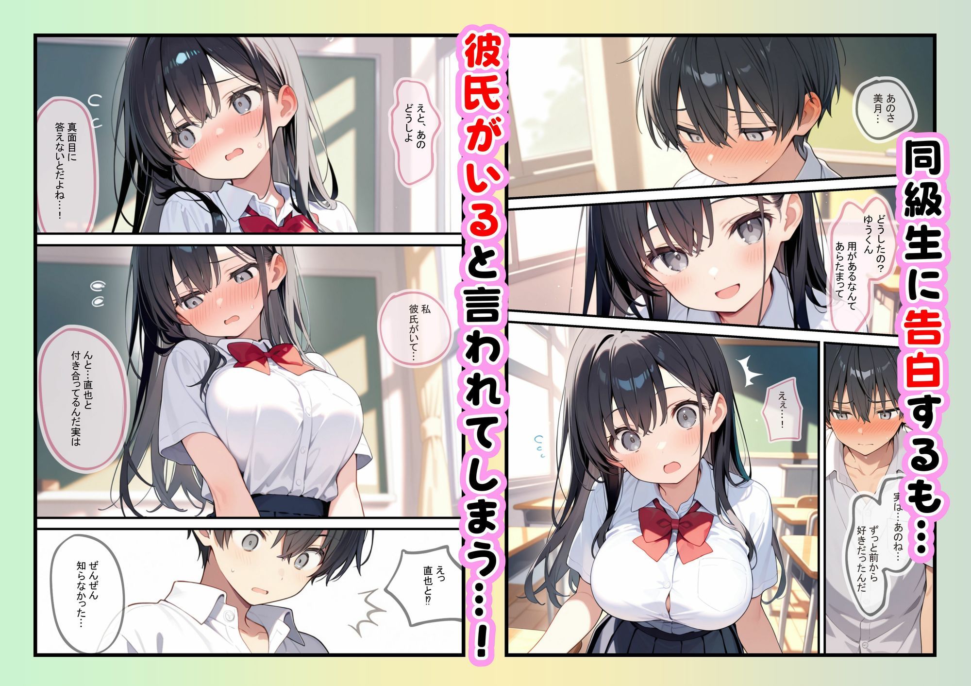 サンプル画像2:彼氏持ちを押し倒したらヤれちゃった話(Lustar Studio) [d_668544]