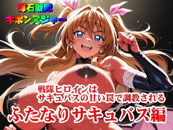 【無料エロ漫画】【輝石戦隊キボンヌジャー】 戦隊ヒロインはサキュバスの甘い罠で調教される 【4】『ふたなりサキュバス編』(四次元少女ネオス) d_669268