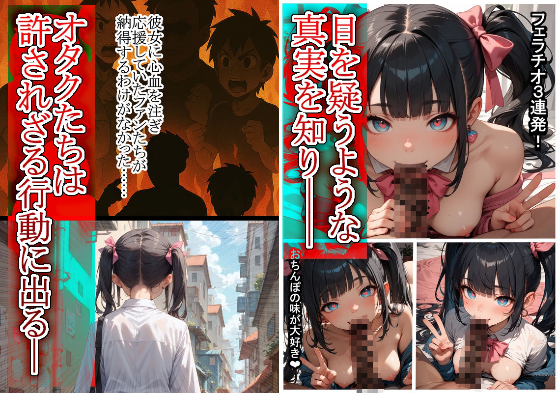 サンプル画像4:偽神ノ背教者―清純派アイドルのハメ撮りが流出してオタクたちにマワされてしまう話―(Viceberry) [d_669639]