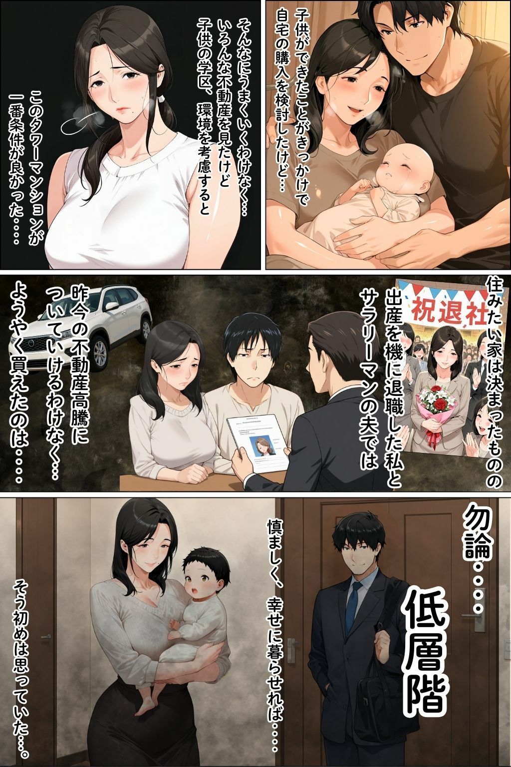 タワマン界隈 低階層主婦は高階層男に買われる。 画像7
