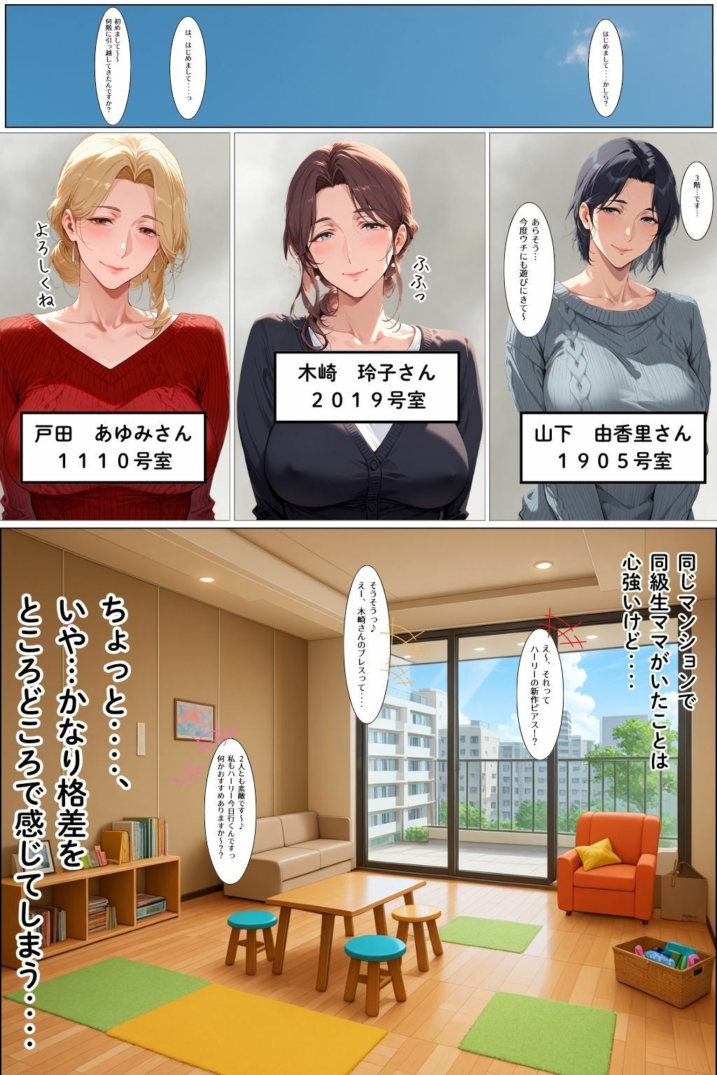 タワマン界隈 低階層主婦は高階層男に買われる。 画像8